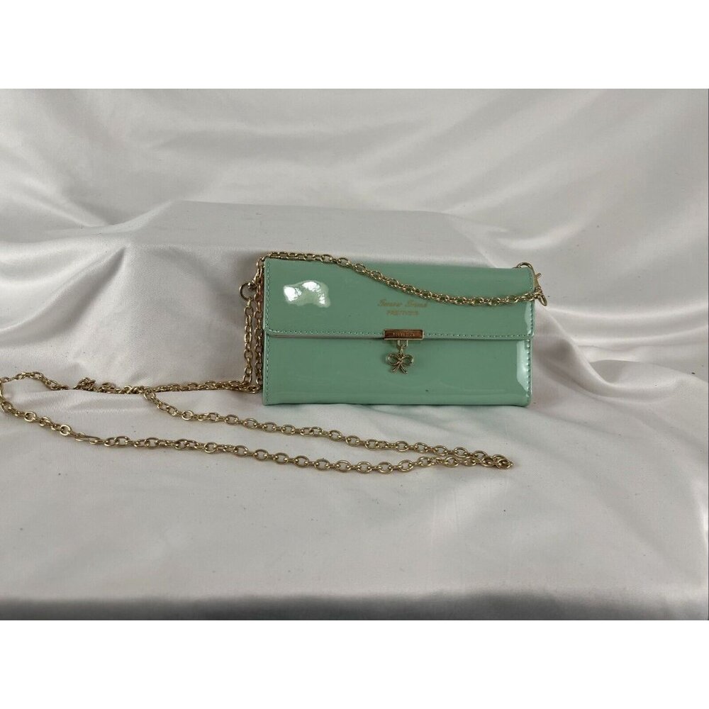 Prettyzys Forever Friend Mint Green and Pink Phone Necklace w/ Bow Detail